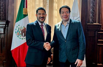 Martí Batres recibe "visita de cortesía" de Mario Delgado