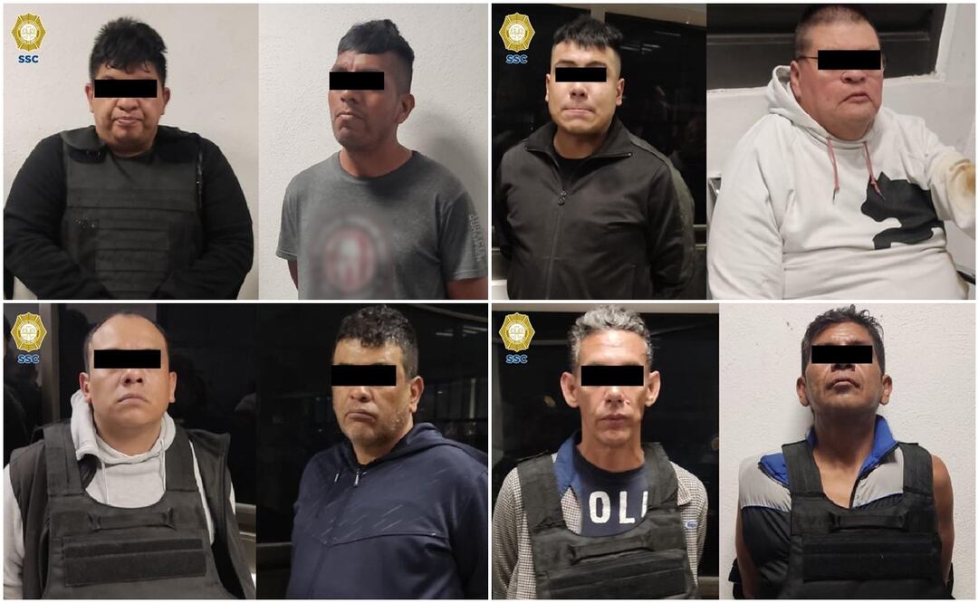 Detenidos en CDMX. Foto: Especial