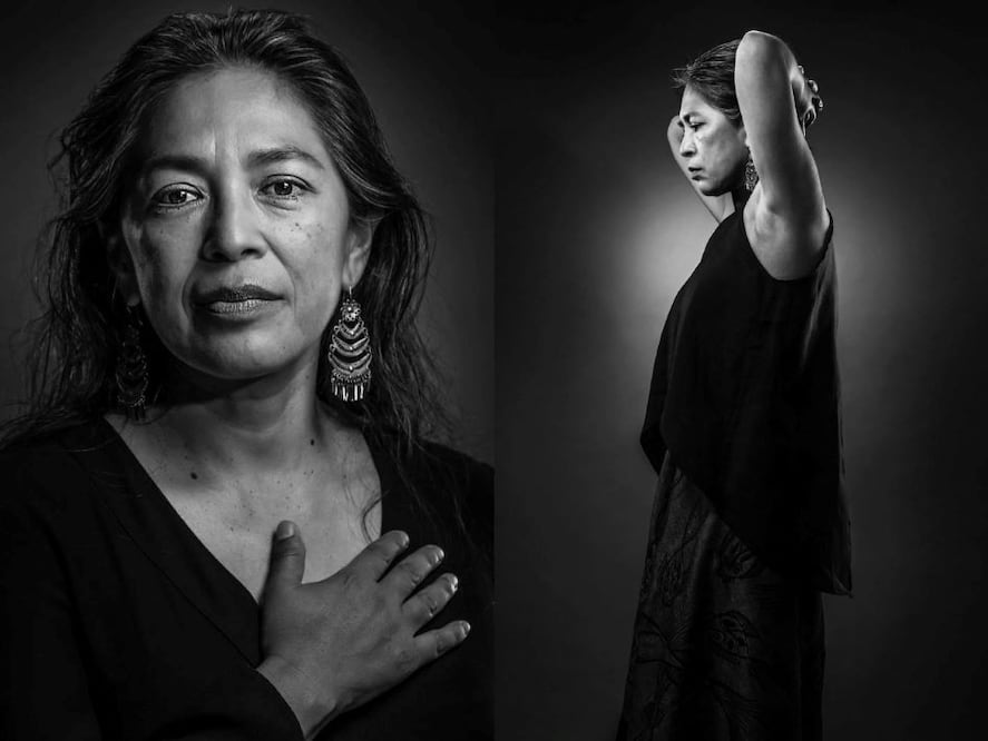 Un fotografía de sesión de la cineasta y actriz ñuu savi Ángeles Cruz/ Fausto Paz