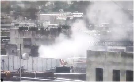 Incendio CDMX: Bomberos trabajan para sofocar las llamas en predio de la Cuauhtémoc