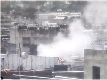 Incendio CDMX: Bomberos trabajan para sofocar las llamas en predio de la Cuauhtémoc