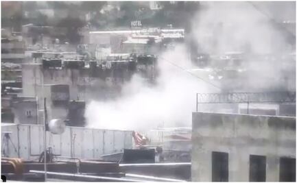 Incendio CDMX: Bomberos trabajan para sofocar las llamas en predio de la Cuauhtémoc