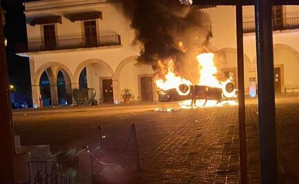 Voltean e incendian camioneta de delegado federal en Chihuahua