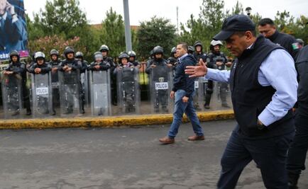 SSP instala filtros de seguridad durante evaluación docente en Morelia
