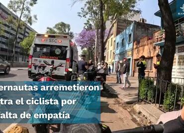 Tunden en redes a ciclista que exhibió a ambulancia por obstruir ciclovía durante una emergencia