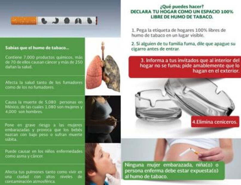 ¿Te gustaría que tu hijo fume?