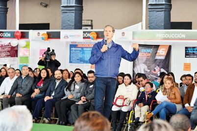 Del Mazo promete empleos de calidad    