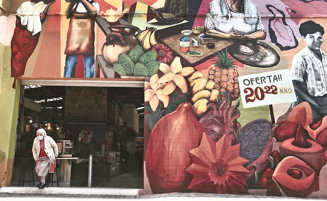 Fachada del Mercado Juárez, uno de los centro de abasto beneficiados por la alcaldía Cuauhtémoc con obras de remodelación en instalaciones eléctricas, de gas, desazolve, entre otras, las cuales fueron presupuestadas dentro de los 67 millones 512 mil 166 q