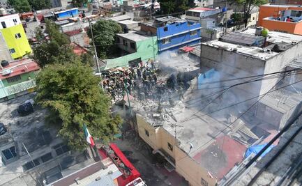 Reportan explosión y derrumbe de una vivienda en la alcaldía Miguel Hidalgo