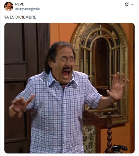 Memes de diciembre. Foto: X