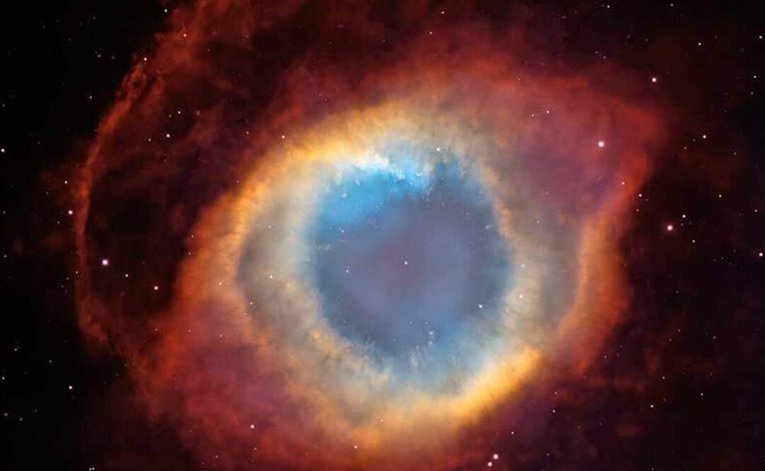 Imagen ilustrativa. Se trata de la Nebulosa de la Hélice, nube de polvo y gas que queda de una estrella similar al sol. Foto: Vía NASA 