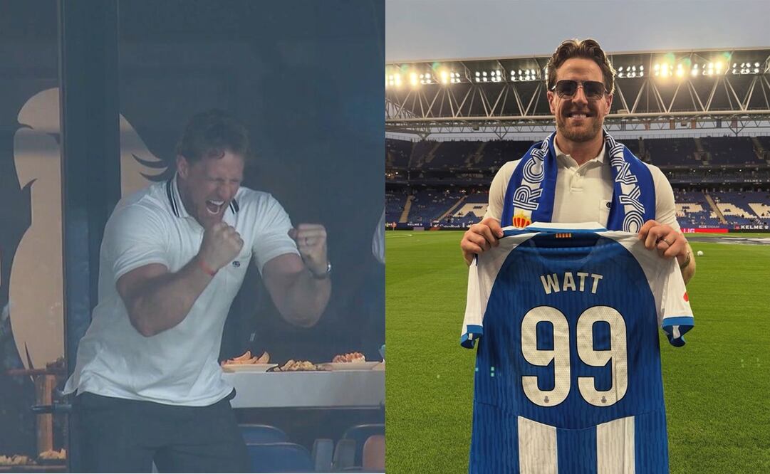 El exjugador de la NFL disfrutó al máximo la victoria del Espanyol ante el Atlético de Madrid | FOTO: @jjwatt /@rcdespanyol