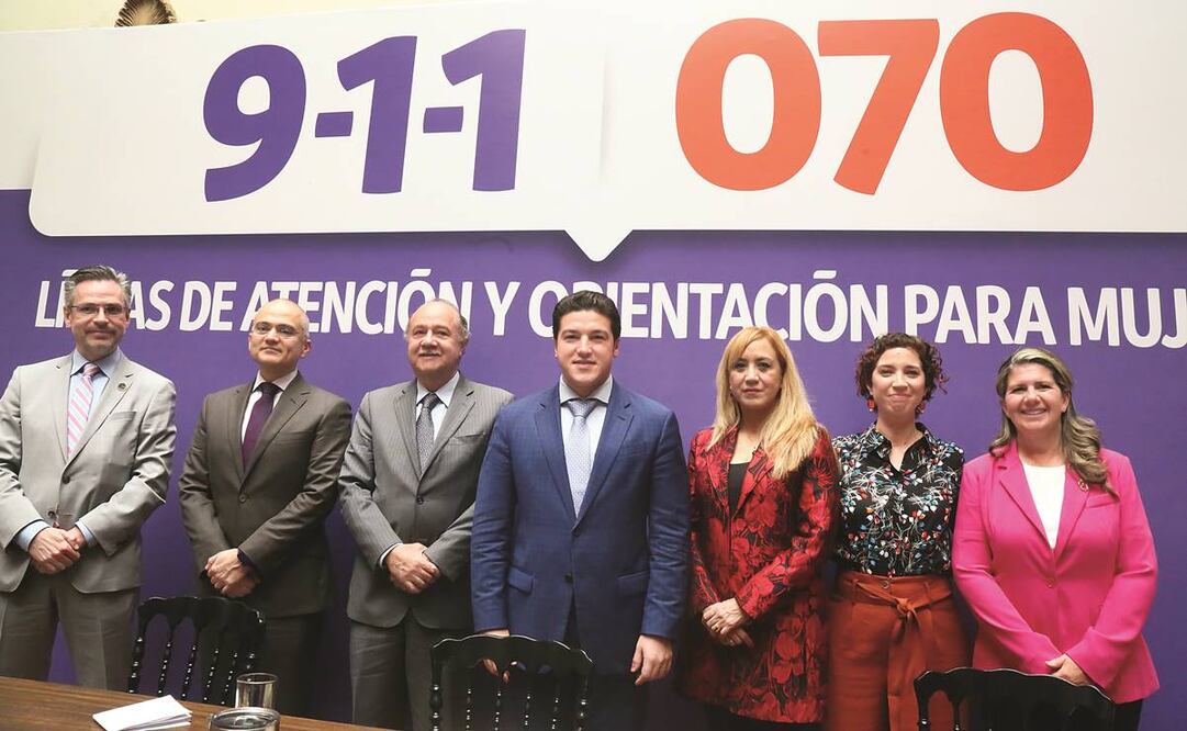 El gobernador Samuel García Sepúlveda advirtió que combatir muy duro la violencia de género no es un asunto sólo de palabras, sino de hechos. Foto: Especial.