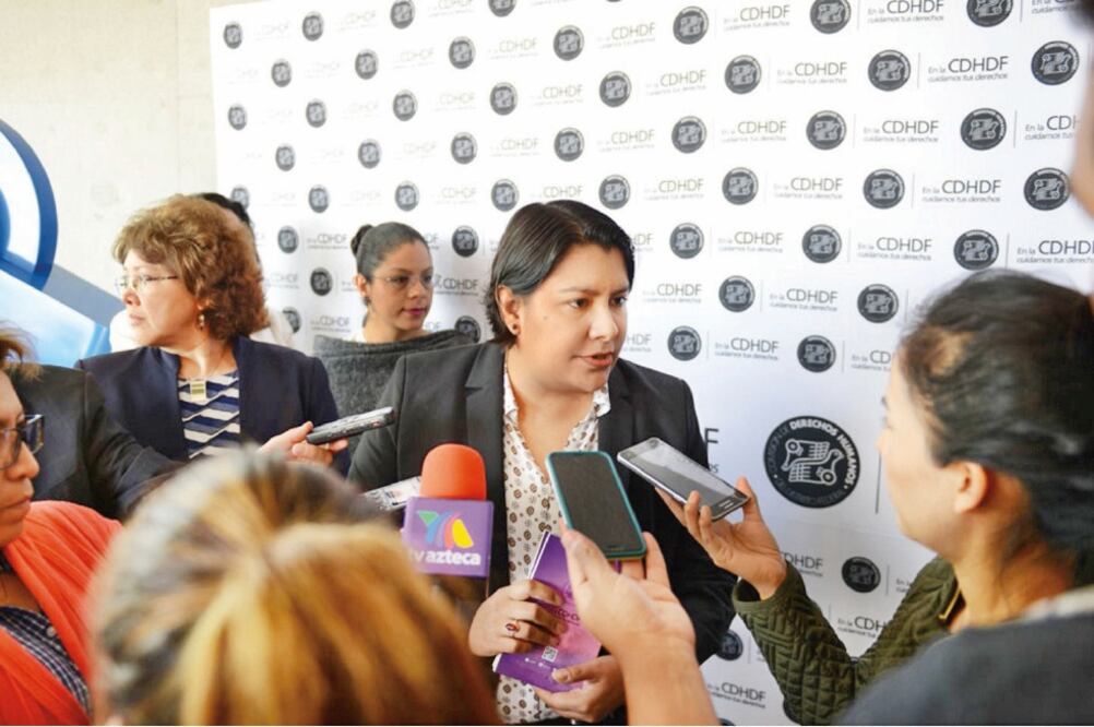 Perla Gómez, presidenta de la CDH capitalina, dijo que la aprobación de la Constitución fue un ejercicio ciudadano, plural, de género e incluyente (CDH)