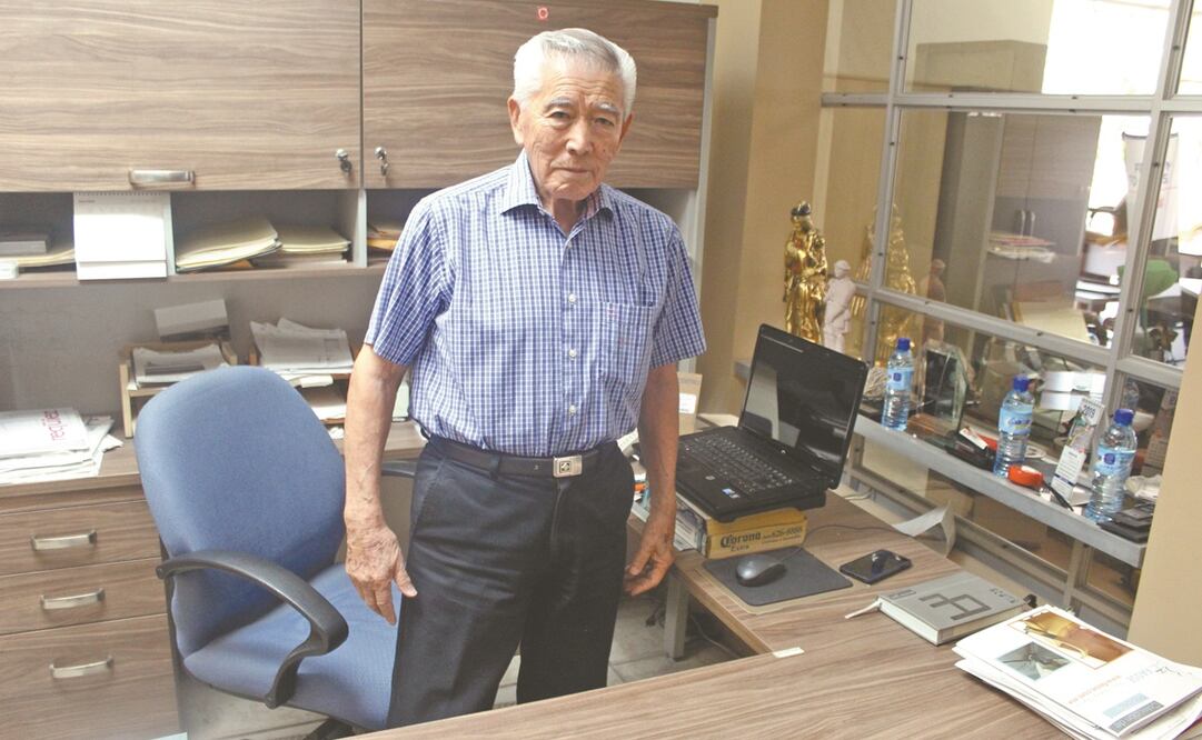 Antonio Lee, presidente de la comunidad de chinos en Torreón, es hijo de un sobreviviente de la matanza. Fotos: Francisco Rodríguez. EL UNIVERSAL