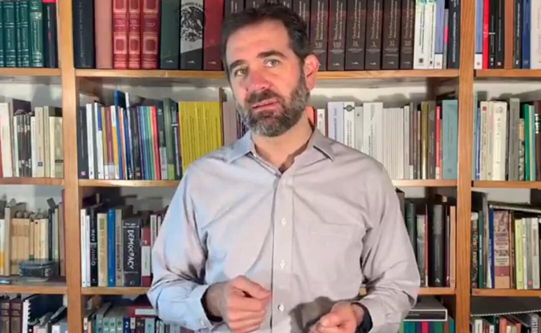 El consejero presidente del Instituto Nacional Electoral, Lorenzo Córdova. Foto: Captura de pantalla