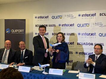 Ecuador amplía su conectividad turística con México a través de Interjet