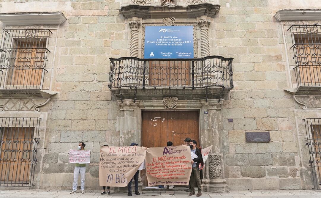 Los empleados afectados realizaron tres denuncias penales ante la Fiscalía General del Estado de Oaxaca (FGEO), una de ellas por desalojo con violencia. Fotos: Mario Arturo Martínez. EL UNIVERSAL