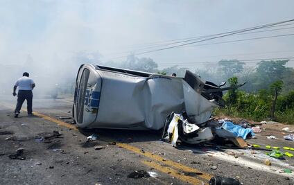 Accidente en Tabasco deja seis muertos y varios heridos