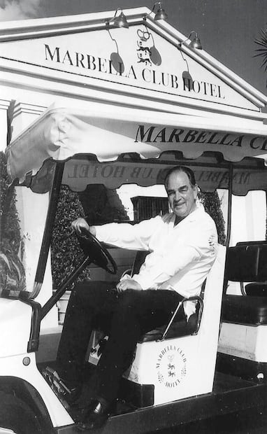 El "Marbella Club" dio un punto y aparte al turismo internacional y marcó el camino para muchos otros hoteles. Pinterest.