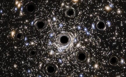 Descubren concentración de pequeños agujeros negros en corazón de cúmulo globular