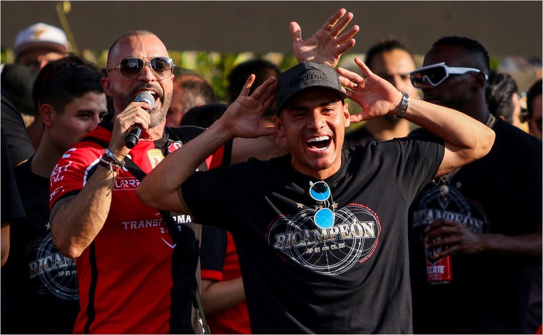 Aldo Rocha durante los festejos del Atlas - FOTO: Imago7