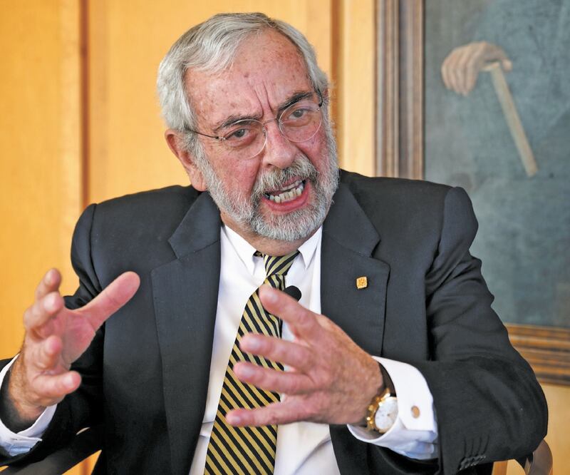 El rector Enrique Graue dijo que la austeridad es saludable, si ésta no implica la cancelación de proyectos. ARCHIVO EL UNIVERSAL