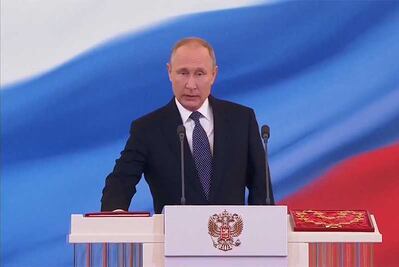 Putin asume su cuarto mandato como presidente de Rusia