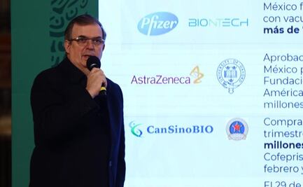 Enviamos a personal de la embajada para verificar que planta de Pfizer estuviera en obra: Ebrard