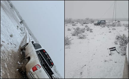 Nevada "pinta de blanco" dos municipios de Coahuila