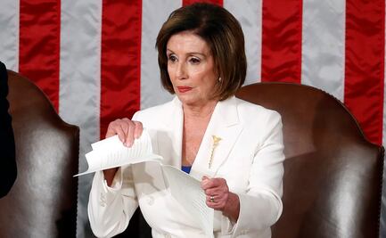 Casa Blanca responde a Nancy Pelosi tras romper discurso de Trump