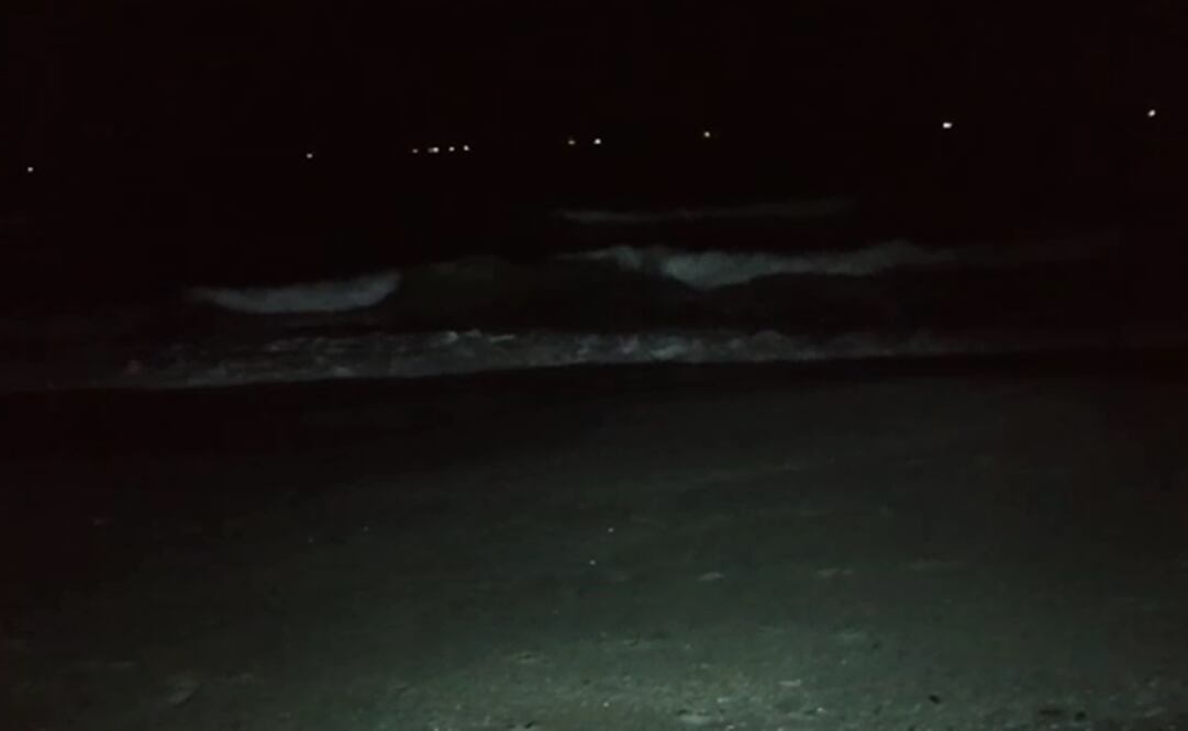 Oleaje en Puerto Arista, Chiapas. (ESPECIAL)