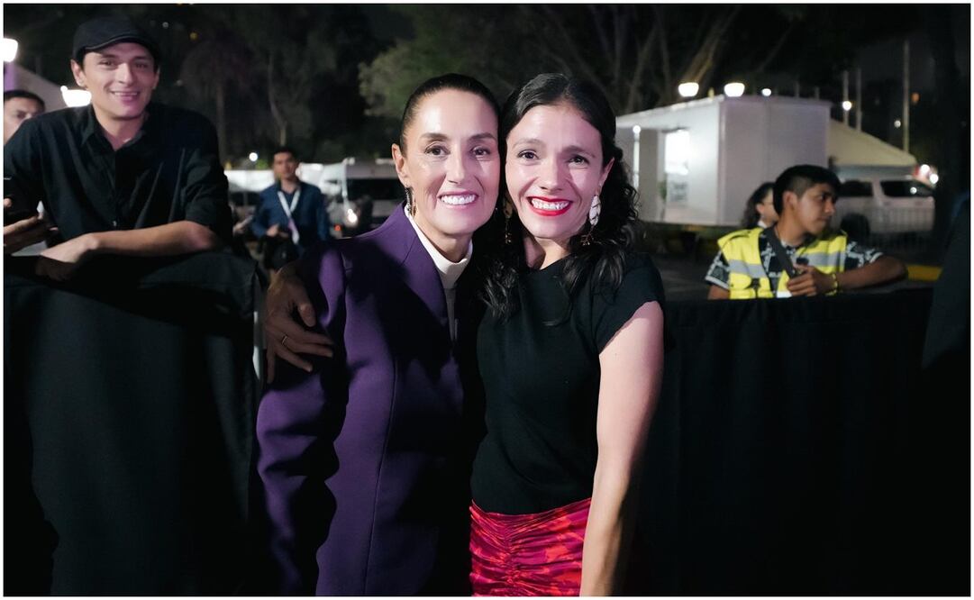 Renata Turrent y Claudia Sheinbaum. Foto: Facebook