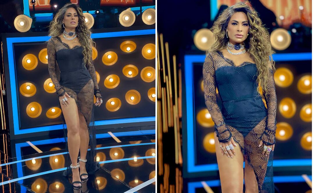 Galilea Montijo en short de crochet