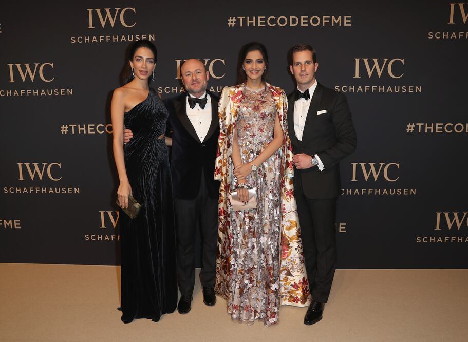 Jessica Kahawaty, Georges Kern, Sonam Kapoor y Christoph Grainger-Herr