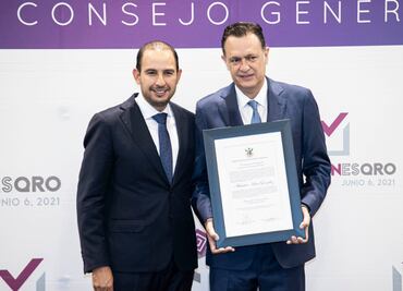 Entregan constancia como gobernador electo de Querétaro a Mauricio Kuri