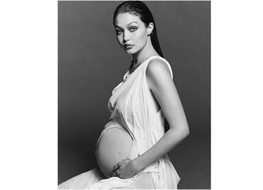 Gigi Hadid fascina con su pancita de embarazo
