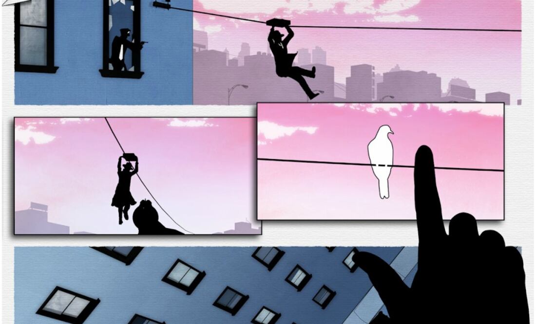 La temática es tan simple como intercambiar las viñetas de lugar con un toque