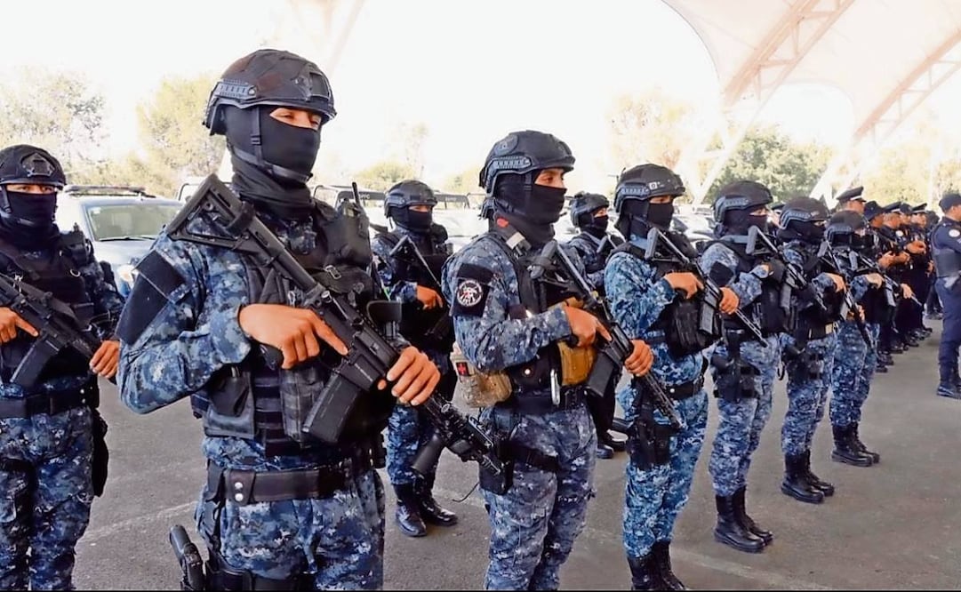 El Secretario de Gobierno de Guanajuato, Jorge Jiménez Lona, aseguró que la Sedena autorizó que los policías de esa entidad usen armas de grueso calibre para defenderse. Foto: Especial (03/01/2025)