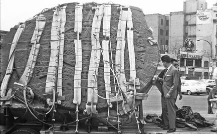 Del Centro histórico a Chapultepec: así se vivió el traslado del Calendario Azteca en 1964