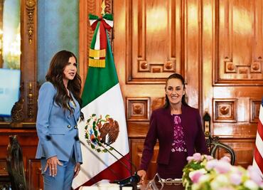 Kristi Noem entrega a Sheinbaum demandas de Trump sobre seguridad; pide más cooperación en la frontera sur de México
