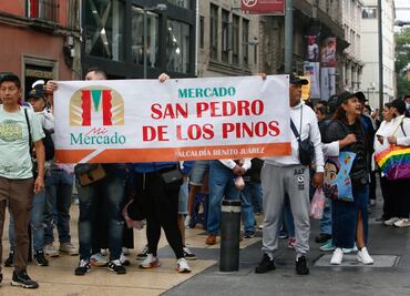 Hay contradicciones en líderes de locatarios que protestan contra “abastos populares”, dice Cravioto; indica que uno de ellos consejero del PRI