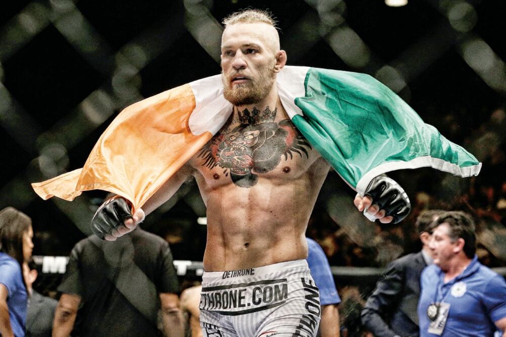 El irlandés McGregor afirma que noqueará a su adversario en el primer round, sin importar que sea el campeón (ARCHIVO. EL UNIVERSAL)