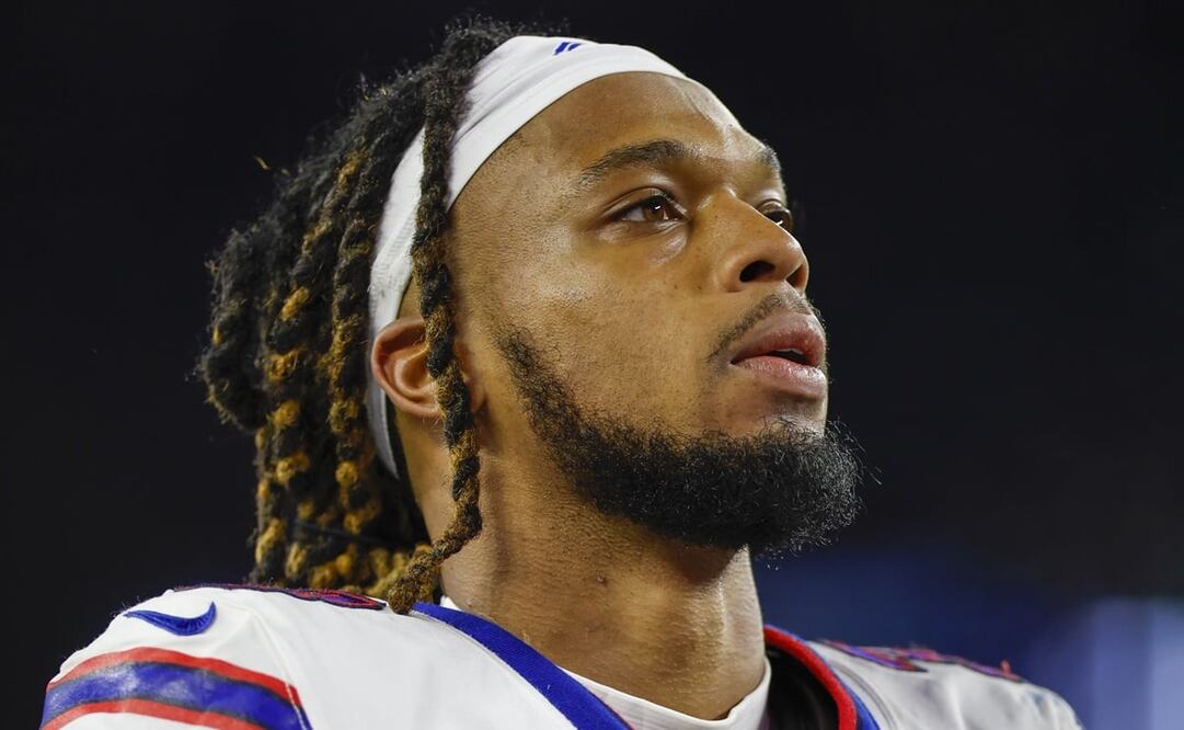 Damar Hamlin salió en ambulancia del estadio / FOTO: AP