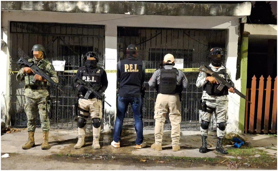 El operativo se realizó en un predio que se ubica en la Avenida Constitución (calle 105) por 52-A y 54 en Mérida, Yucatán (15/01/2025). Foto: Especial