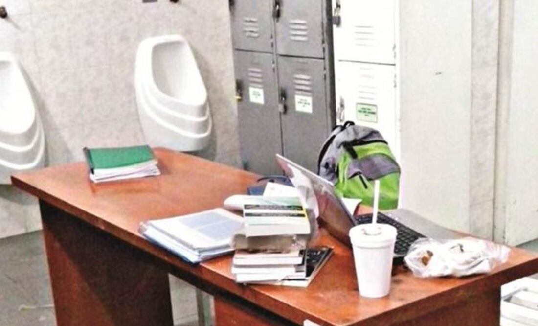 Por la carga de trabajo se ven obligados a comer ahí, además de que las capacitadoras dicen que los cadetes se cambia de ropa frente a ellas