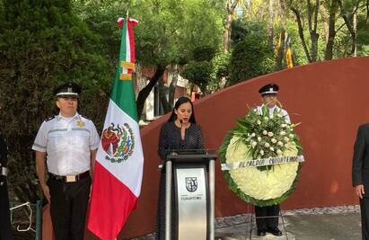 Sandra Cuevas encabeza evento cívico en la Cuauhtémoc en conmemoración de los sismos de 1985 y 2017