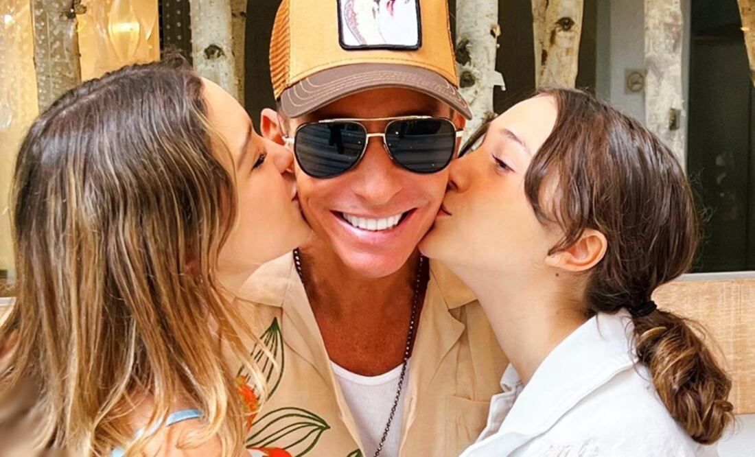 Mía y Nina, hijas de Erik Rubín y Andrea Legarreta, de 18 y 17 años respectivamente.
Foto: Instagram