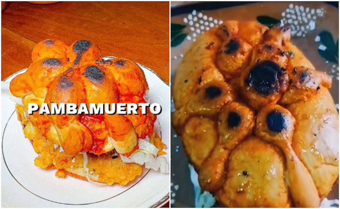 Este platillo combina el delicioso sabor de los pambazos con la tradicional forma del pan de muerto. Fotos: @antojitosmuyvargas