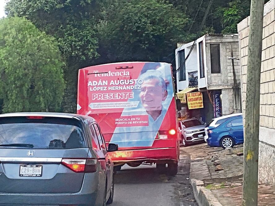 El extitular de la Secretaría de Gobernación, Adán Augusto López, cuenta con 952 anuncios de propaganda, indica el INE. Foto: Salvador Corona / EL UNIVERSAL
